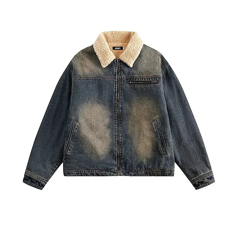 Aonga Velvet Denim Jacket