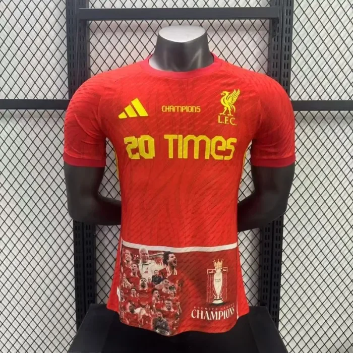 Player 2025-2026 Liverpool Champions Special Edition Soccer Jersey