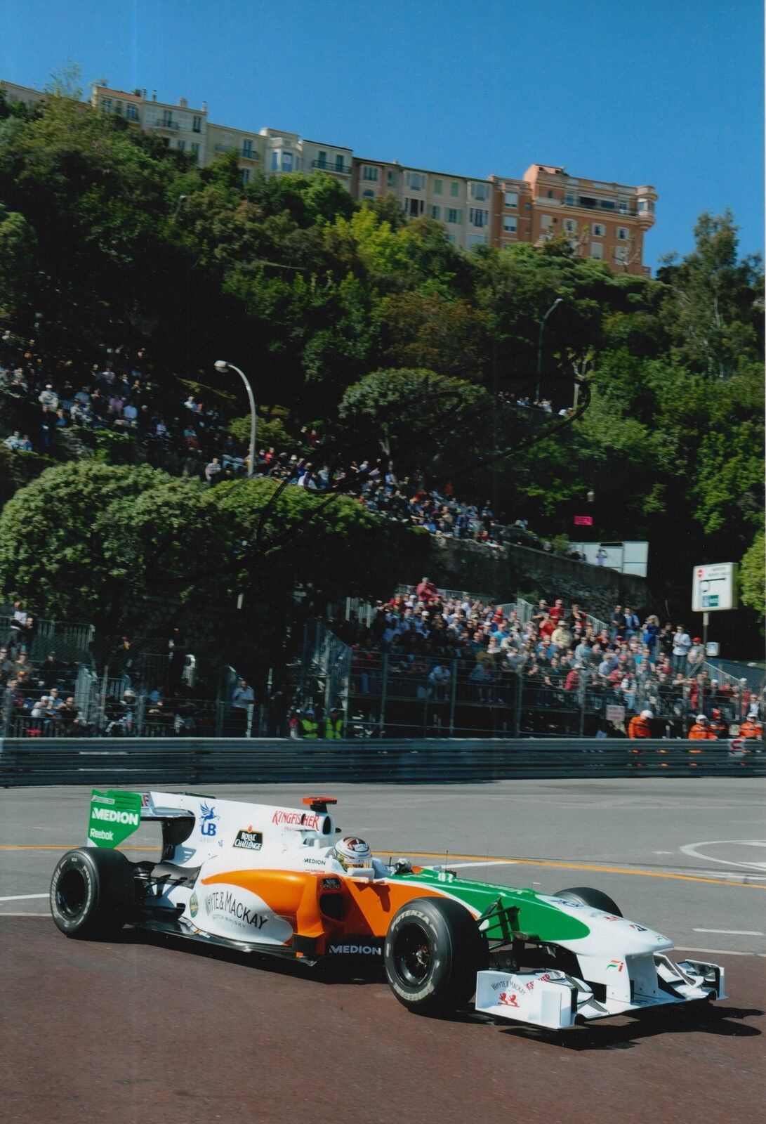 Adrian Sutil Hand Signed 12x8 Photo Poster painting F1 Force India 6.