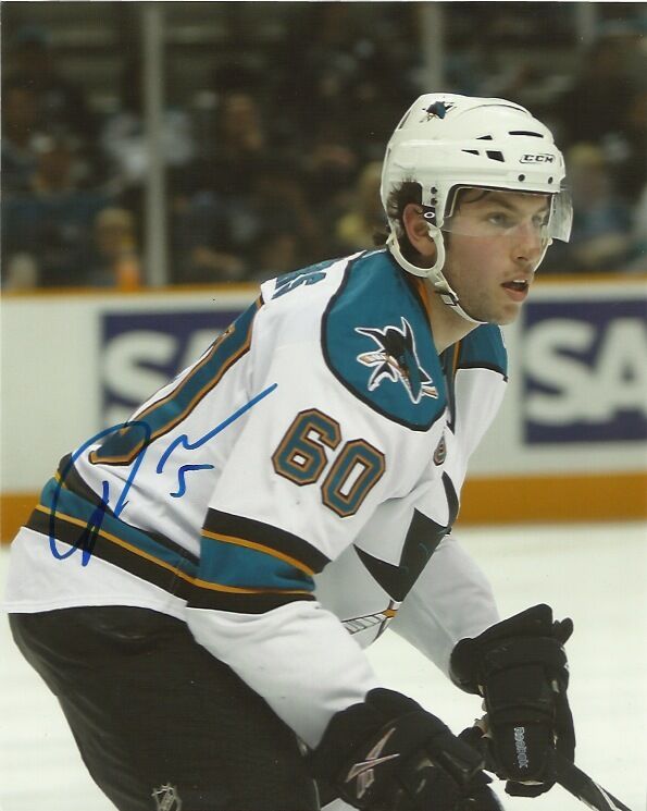 San Jose Sharks Jason Demers Signed Autographed 8x10 Photo Poster painting COA