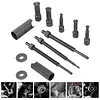 12PCS Motorcycle Bearing Puller Set w/Collets 9-23mm Inner Bearing Extractor Kit