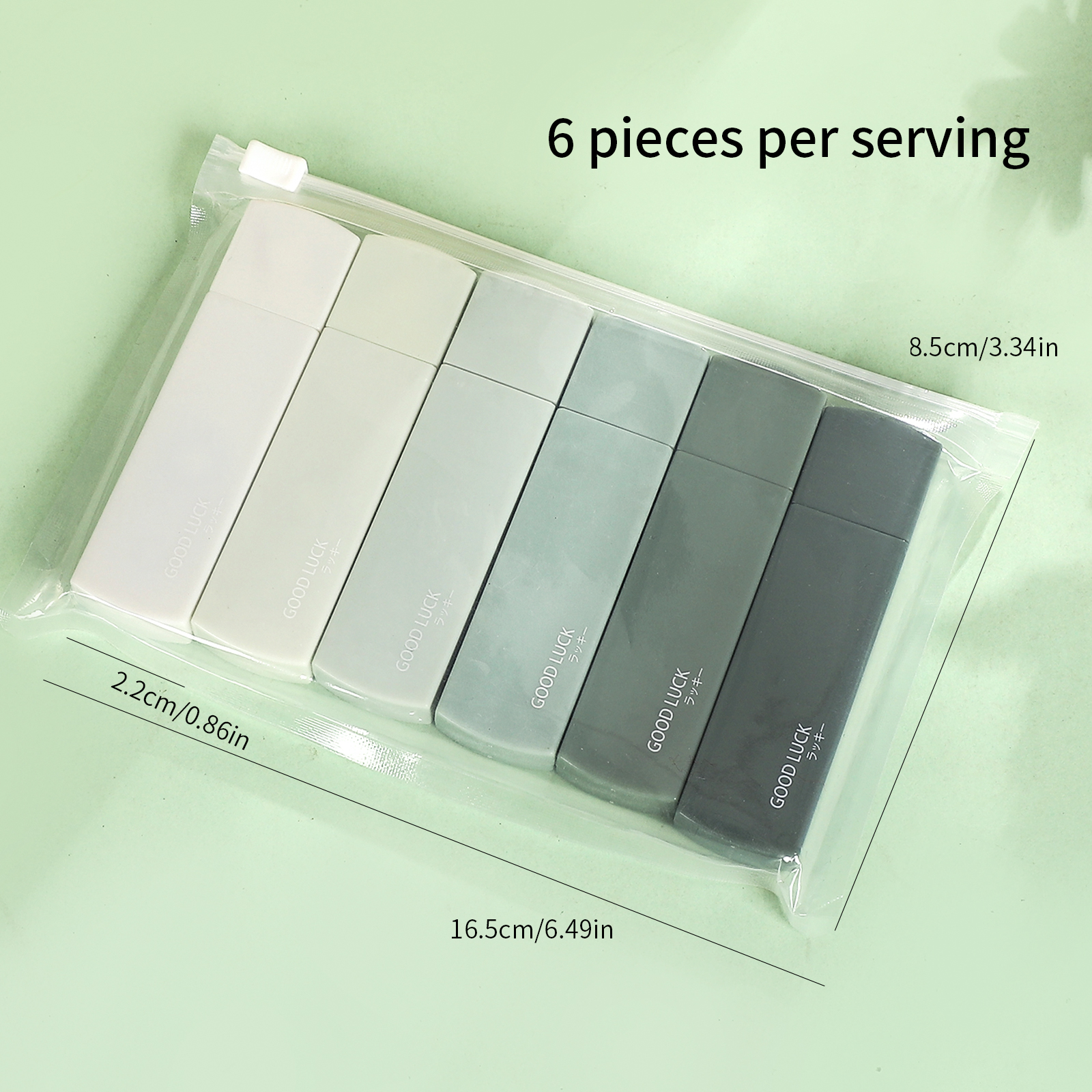 Correction Tape - 6 Pcs/set Macaron Color Gradient Traceless Silent 
