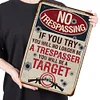 No Trespassing - Vintage Metal Signs(8*12Inch) - Warning