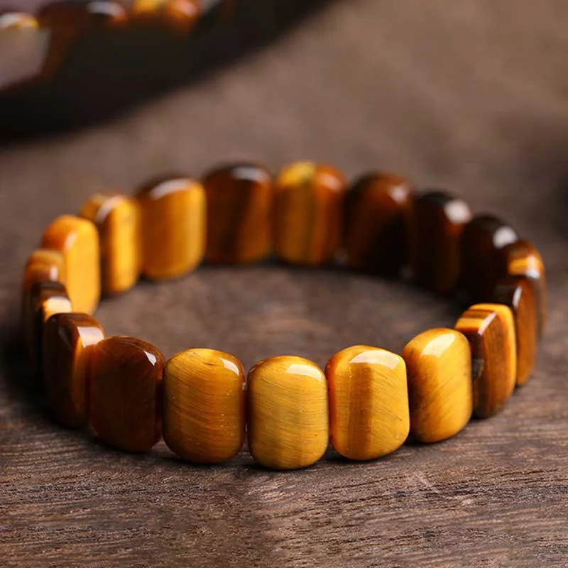 Natural Tiger Eye Strength Protection Bracelet