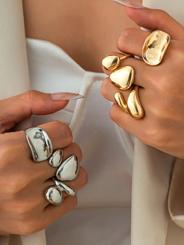 Geometric Ringent Rings Accessories