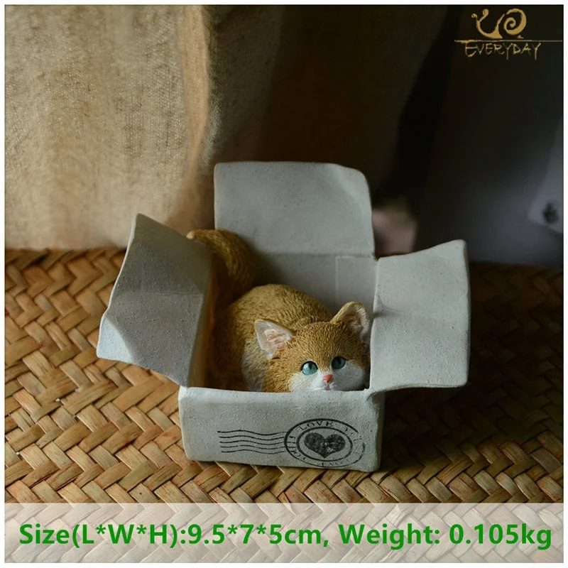 Everyday Collection Easter Kawaii Cat Home Decoration Accessories Animal Figurines Maneki Neko Sculpture Miniature Fairy Garden
