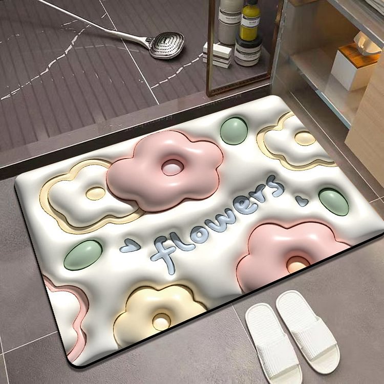 3D Visual Anti-slip Absorbent Mat