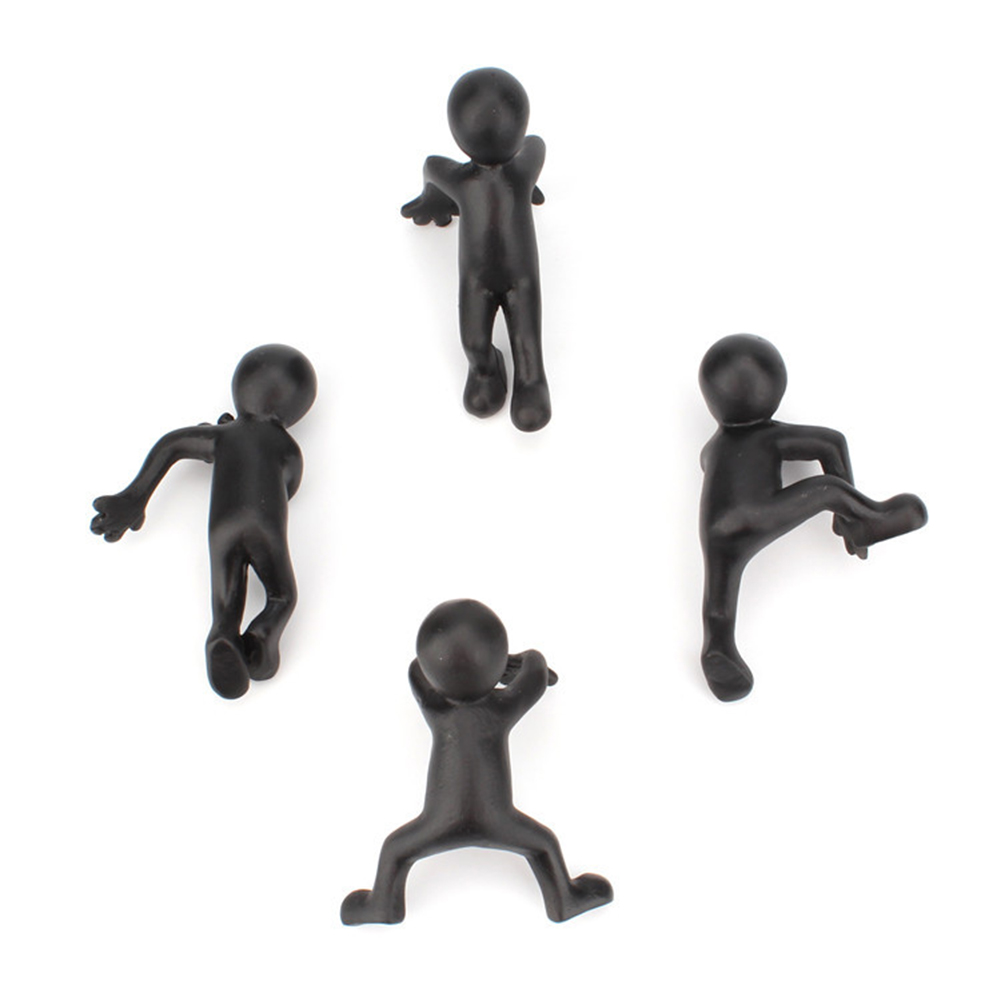 

4pcs Fun Cylinder Climbing Kung Fu Villain Potted Planter Hanging Ornament, 501 Original