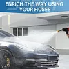 Garden Hose to Pressures Washer Adapter Leak-Proof 3/4 GHT to 1/4 Quick Connect Convert Stainless Steel Water Hose to Power Washer Connector for Car Wash Outdoor