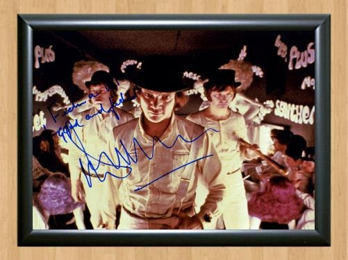 A Clockwork Orange Malcolm Mowell Signed Autographed Photo Poster painting Poster Print Memorabilia A4 Size