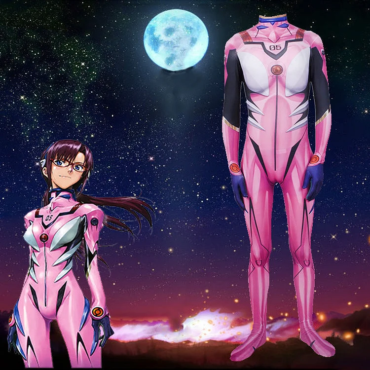 EVA Mari Cosplay Costume Mari Makinami Plugsuit-elleschic