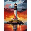 Diamond Painting-DIY Full Round Drill Lighthouse