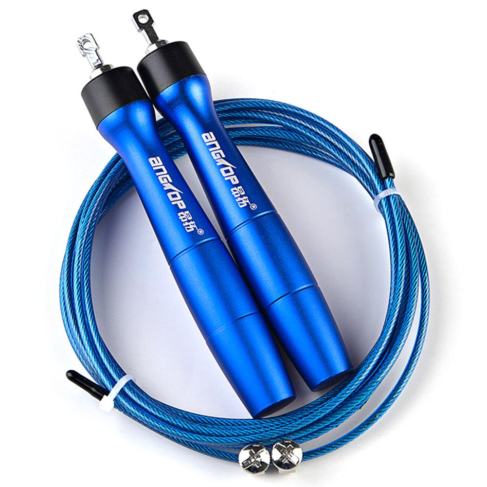 

3m Steel Wire Skipping Jump Rope Adjustable Exercise Fitnesss Equipment, Blue, 501 Original