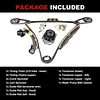 Engine Timing Chain Kit Water Pump 4.0L Fit for Frontier 2005-2013 for Xterra 2005-2012 for NV1500 NV2500 NV3500 2012 w/Sprocket, Guide Rail, Tensioner Replace 13028-ZK01C TK3042 AW9426