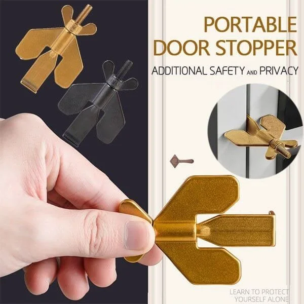 Portable Travel Safety Door Stopper(Send storage bag)