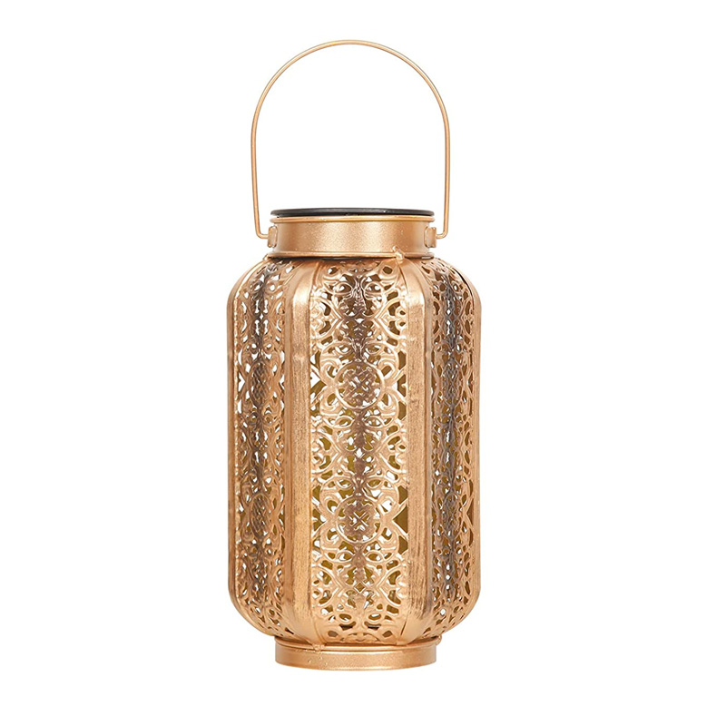 Solar Carved Hollow Garden Light