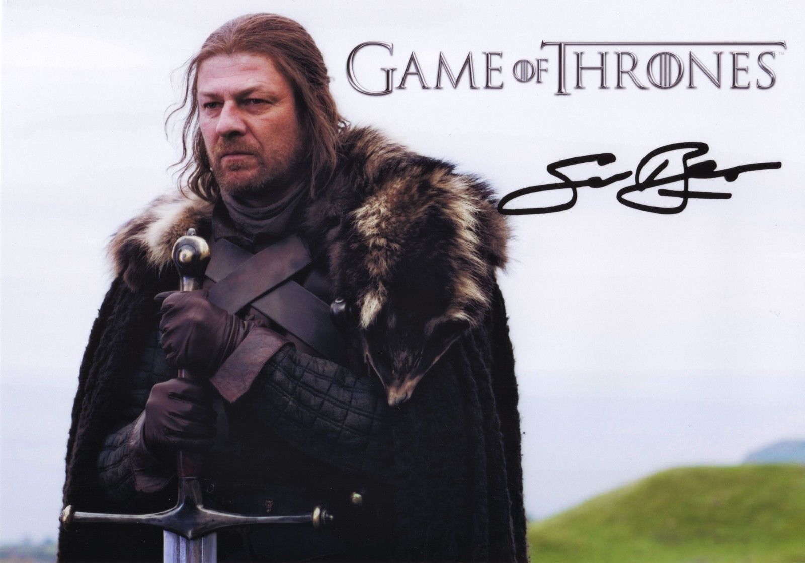 SEAN BEAN AUTOGRAPH SIGNED PP Photo Poster painting POSTER