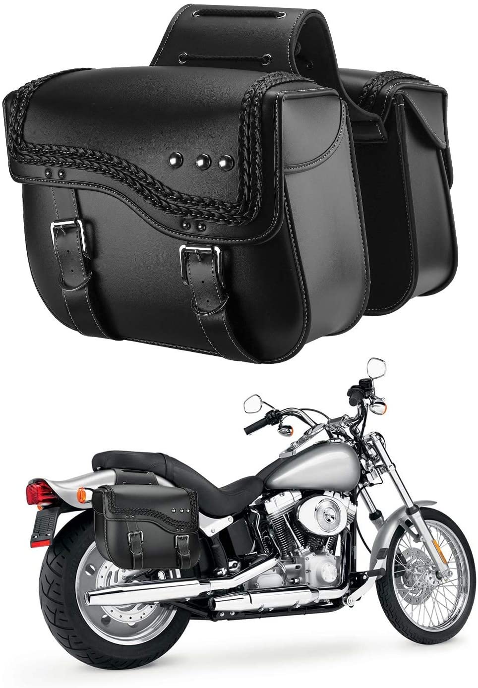 Synthetic Leather Side Motorcycle Bags
