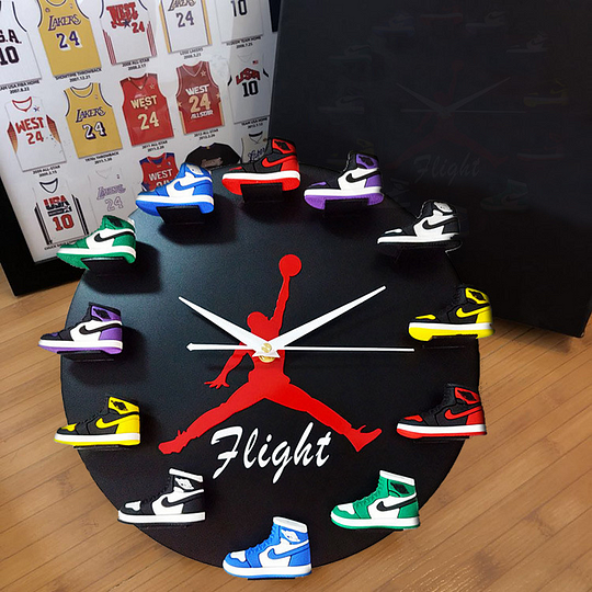 air jordan 3d mini sneaker clock