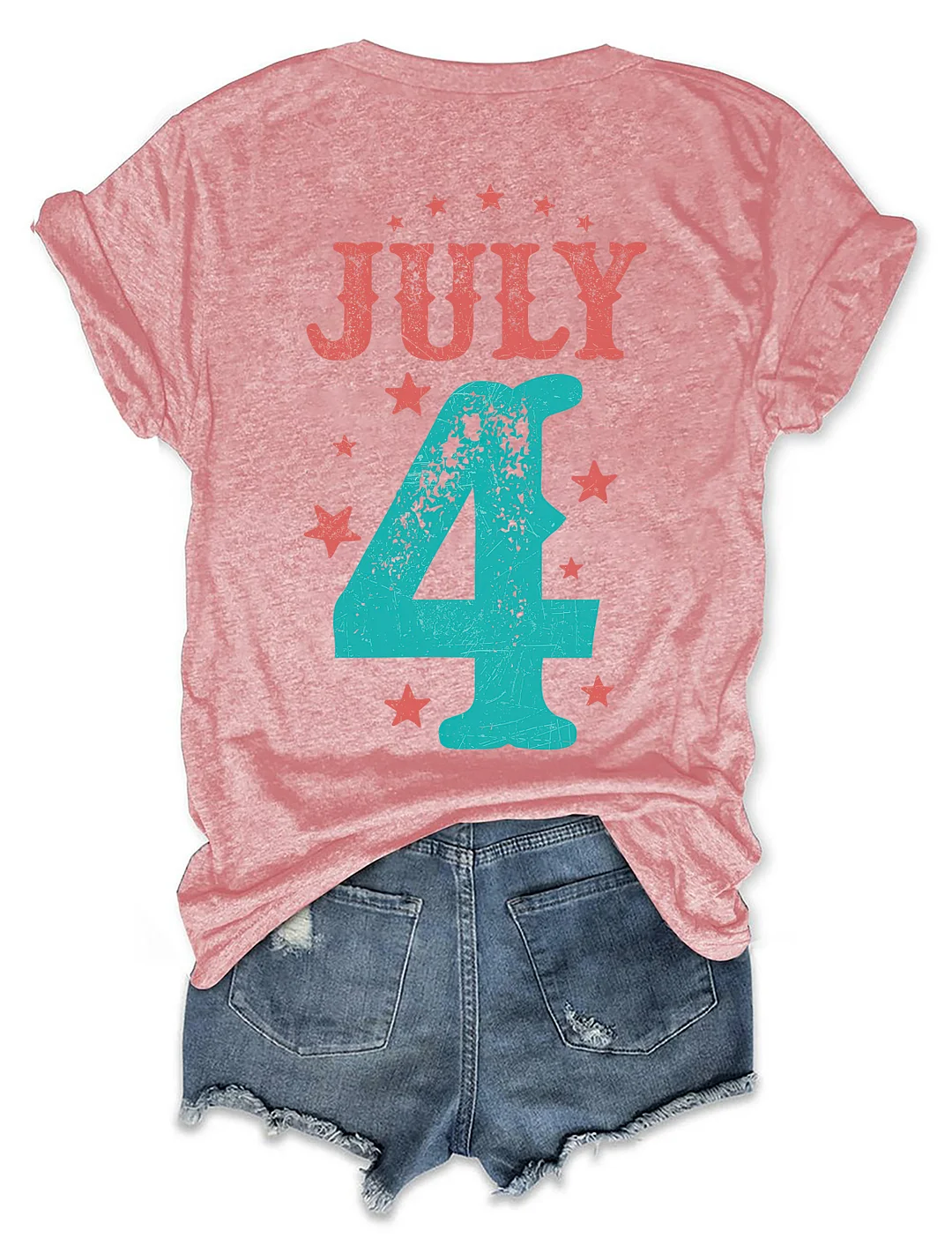 Land of the Free 4th of July T-shirt
