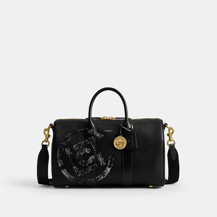 COACH CLOT COMPASS BAG 35