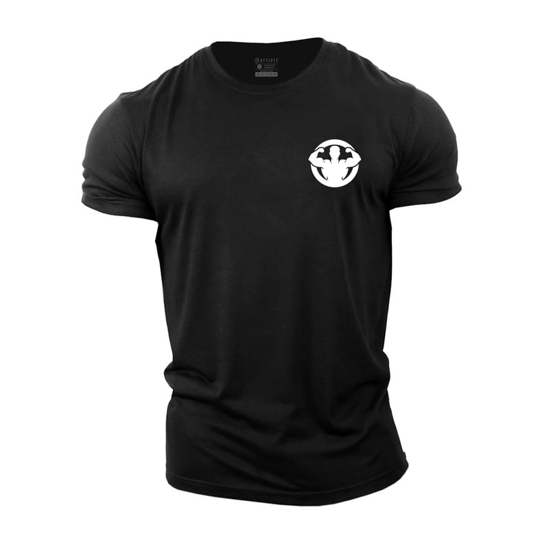 Cotton Mens Fitness Graphic T-shirts tacday
