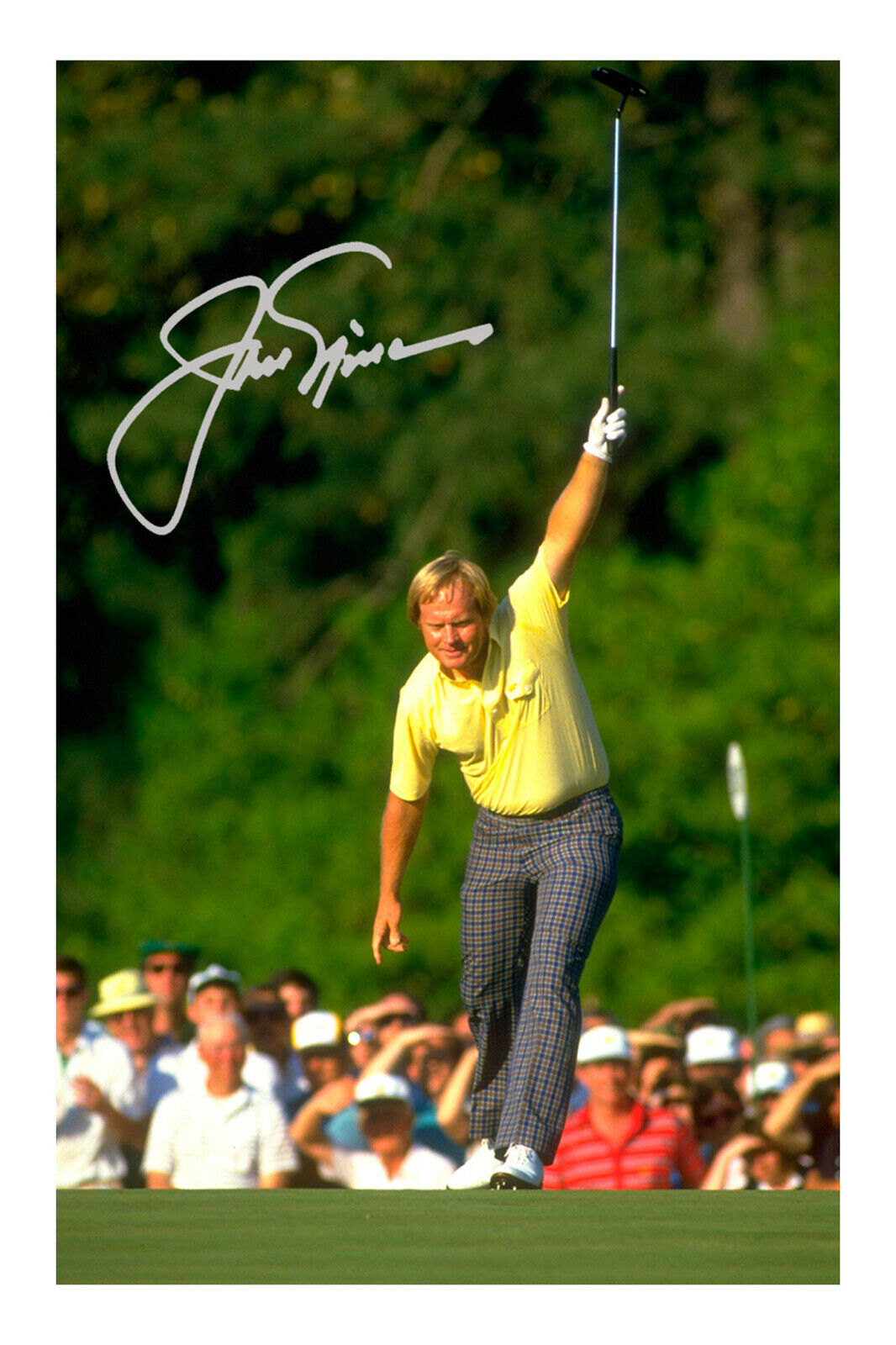 Jack Nicklaus Signed A4 Autograph Photo Poster painting Print Golf Masters The Open