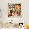 Retro Billboard-11CT Stamped Cross Stitch 40*40cm/15.75*15.75in tapestrymarket
