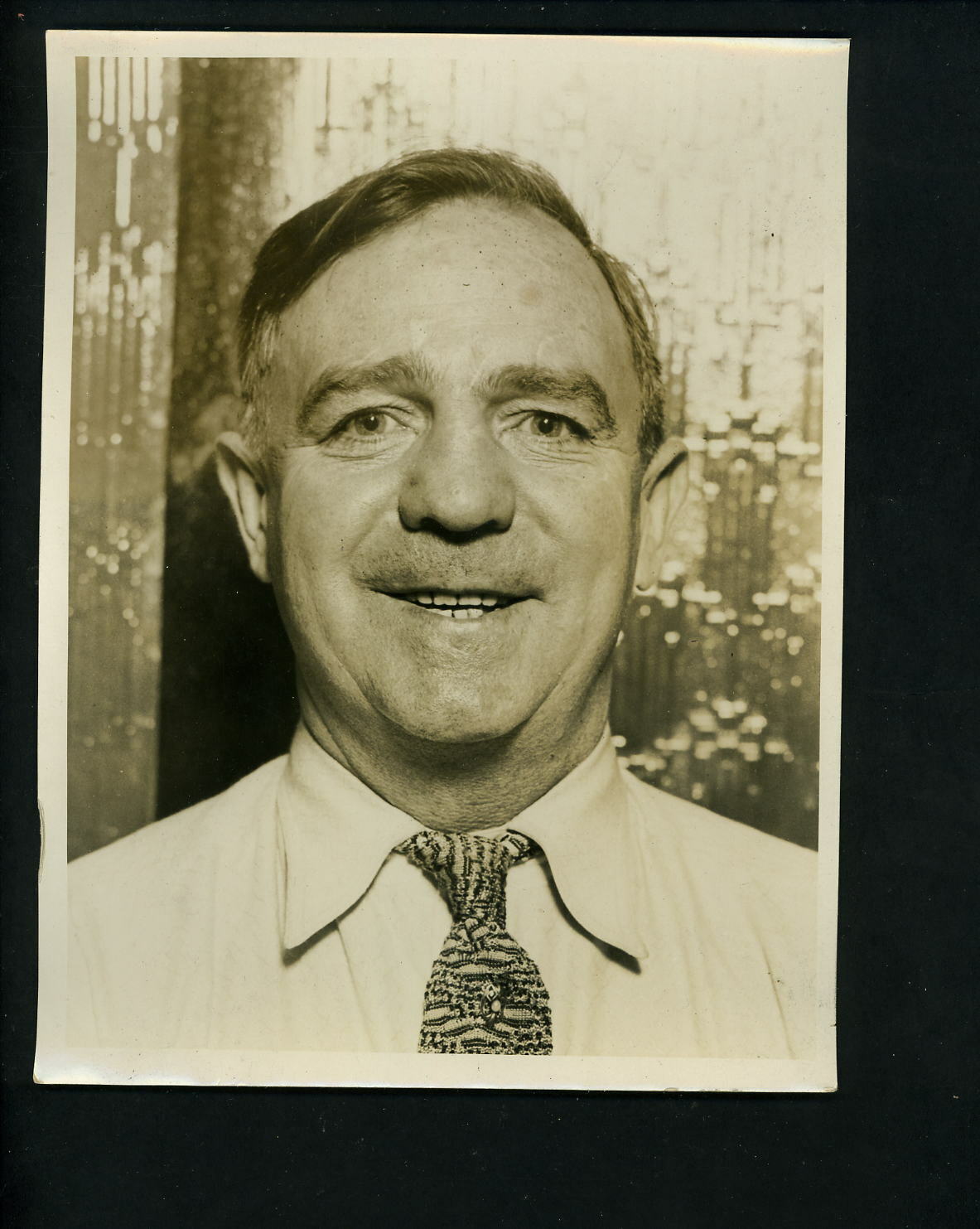 Jimmy Gardner Chicago based Boxing Referee 1929 Press Photo Poster painting