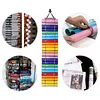 24 Compartments Vinyl Storage Organizer with 2 Hooks and 1 Hanging Straps Craft Vinyl Storage Rack for Diamond Art Painting Kits (Gray)
