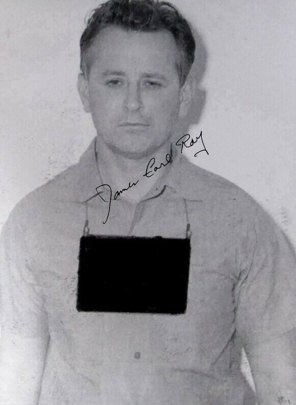 JAMES EARL RAY Signed Photo Poster paintinggraph - MARTIN LUTHER KING Assassin - Preprint