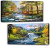 2Pack Landscape-Full Round Diamond Painting(70x40cm)
