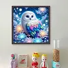 Owl-11CT Stamped Cross Stitch Bead Embroidery 46*46cm/18.11*18.11in tapestrymarket