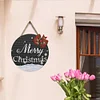DIY Merry Christmas Welcoming Words Diamond Painting Pendant