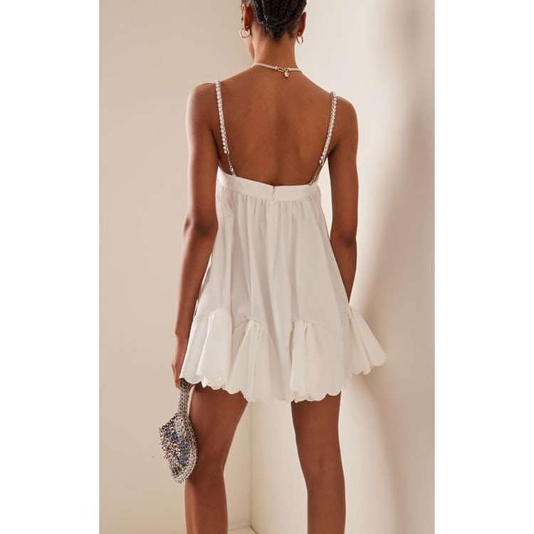 Fashion Sling Diamond Mini Dress