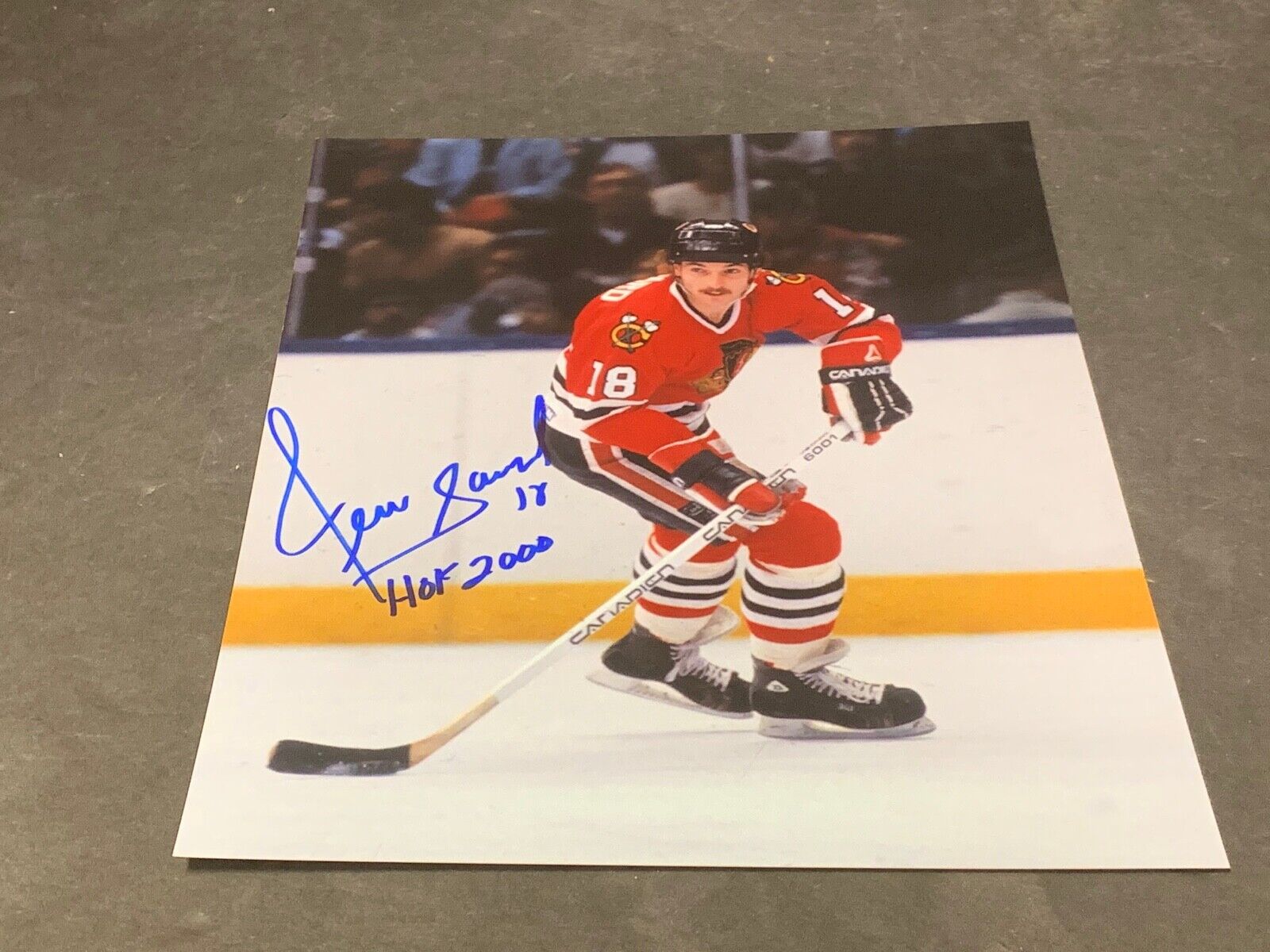 Denis Savard Chicago Blackhawks Autographed Signed 8x10 HOF 2000 3