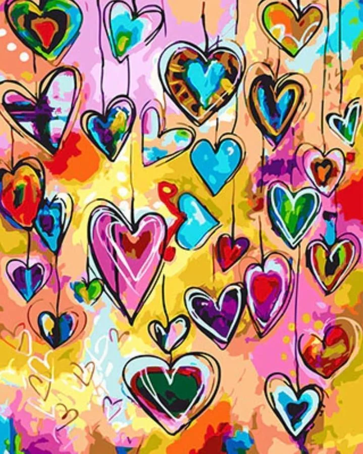 Heart Paint By Numbers SQ3012