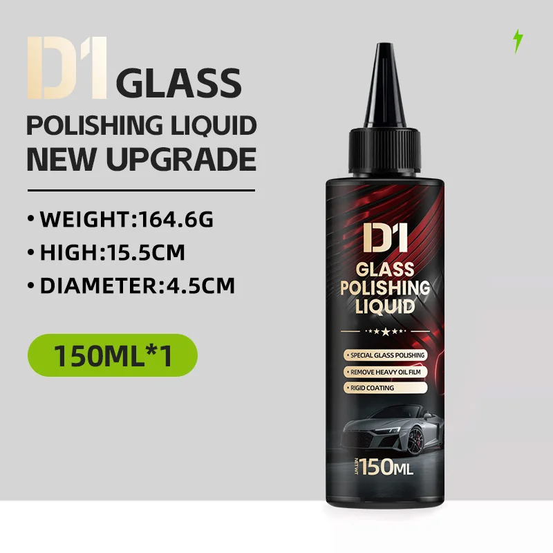 Car glass polishing liquid--upgraded cerium oxide to remove oil film, water stains, and minor scratches without traces