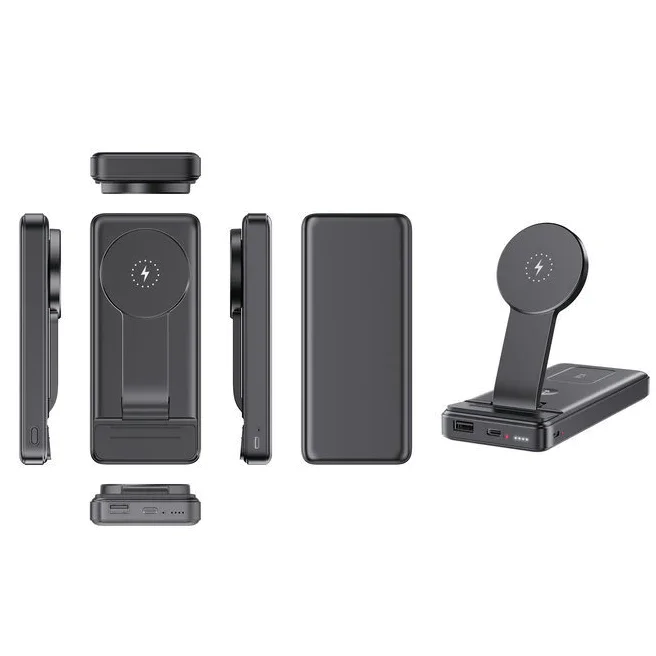 Multi-functional Magnetic Support Five-in-one Wireless Charger