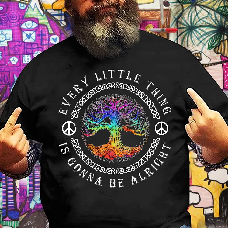 Every Little Thing Is Gonna Be Alright Men's T-shirt socialshop
