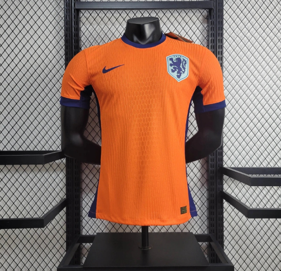 2024 Netherlands Home Player Version Men's Football T-Shirt Thai Quality