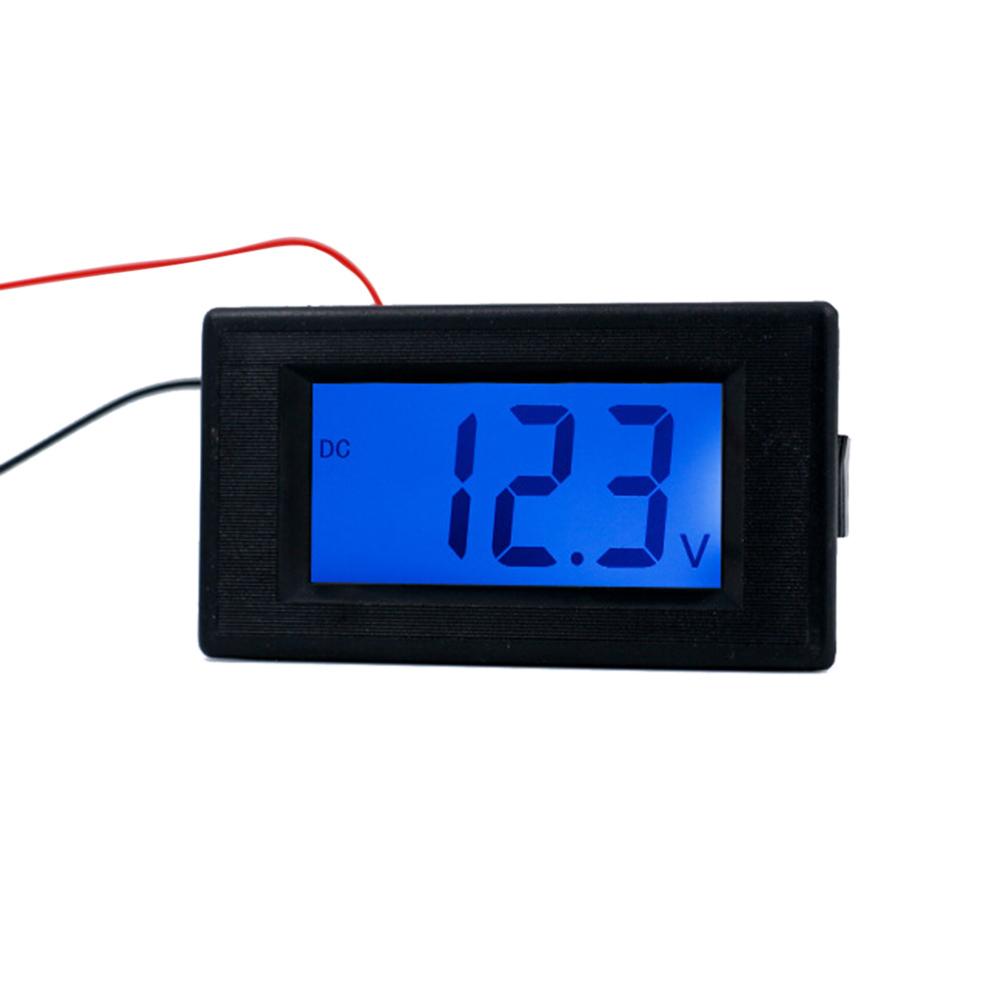 

4-30V 2 Line Digital Voltage Meter Voltmeter Blue Lcd Backlit Panel Monitor, 501 Original