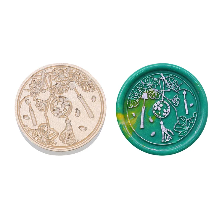 Diy Fire Lacquer Round Sealing Wax Stamp Head 25Mm gbfke