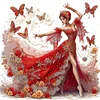 Diamond Painting-Round AB Drill Dancing Beauty(45*45CM)