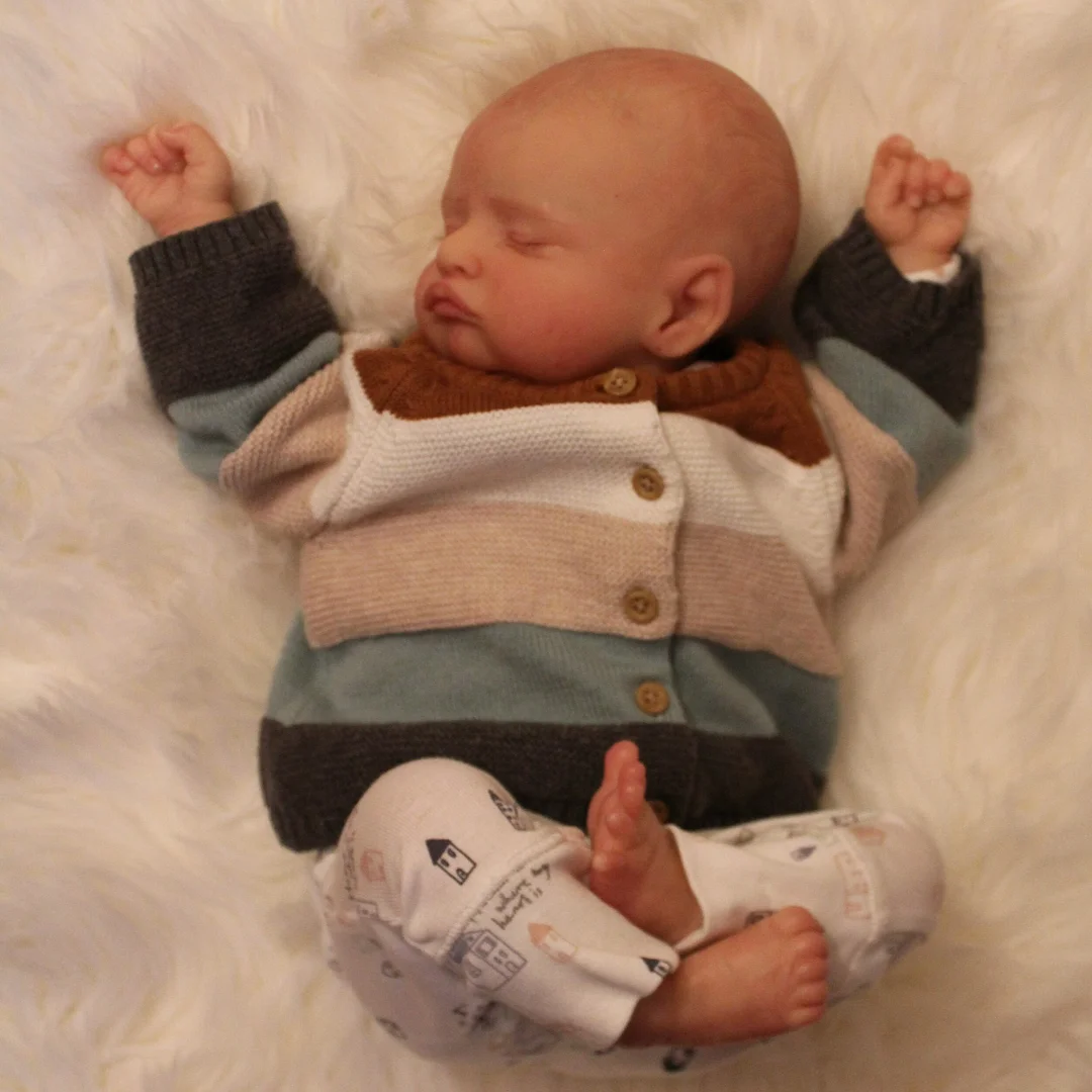 Realistic Silicone Reborn Asleep Toddlers Baby Doll 20" Chubby Cheeks Danika, So Truly Lifelike Babies by Creativegiftss® -Creativegiftss® - [product_tag] RSAJ-Creativegiftss®