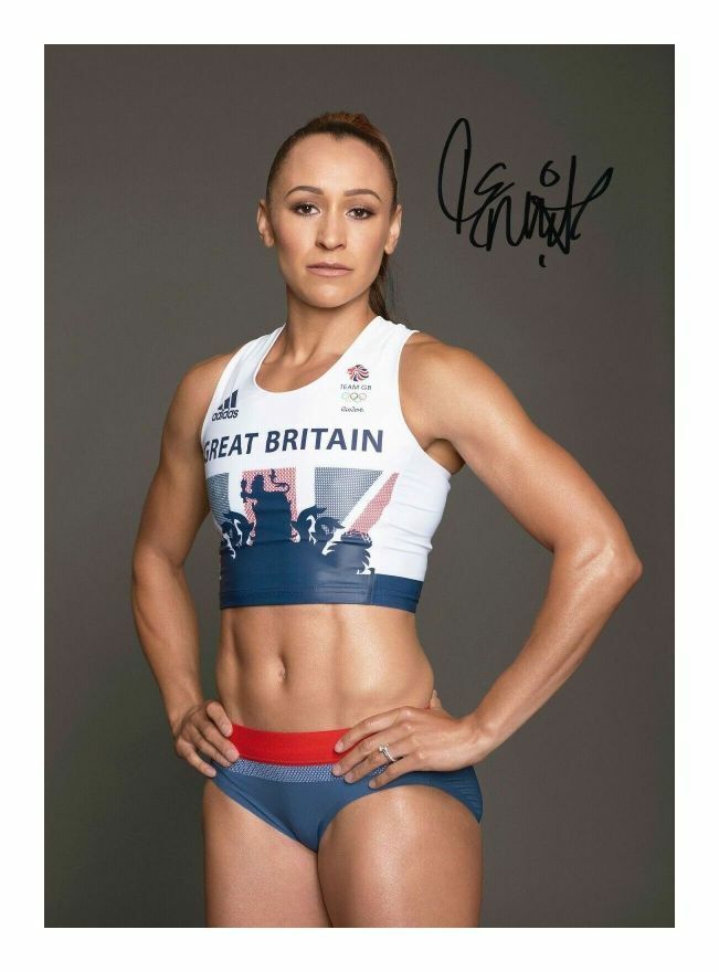 JESSICA ENNIS AUTOGRAPH SIGNED PP Photo Poster painting POSTER