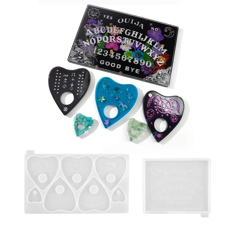 Ouija Board and Planchette Resin Molds