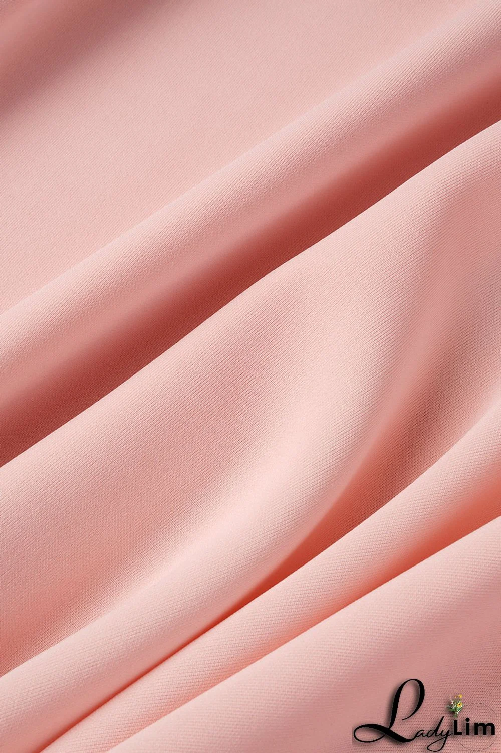 Pink Casual Elegant Solid Patchwork O Neck A Line Dresses