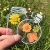 30 Pi&egrave;ces Signets de Fleurs S&eacute;ch&eacute;es Transparentes🦋