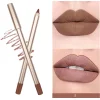 BIVANFE Lip Liner Cruelty Free Vegan Private Label Cosmetics Makeup Dark Brown Matte Waterproof Creamy Lipliner